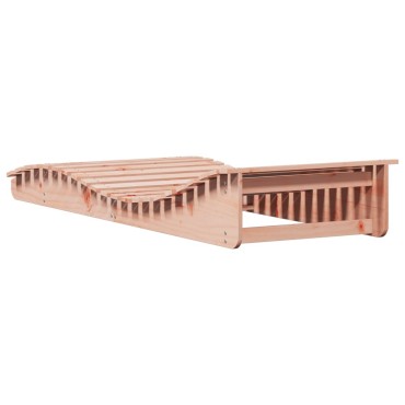 vidaXL Ξαπλώστρα 205x80x31,5cm από Μασίφ Ξύλο Ψευδοτσούγκας 1 τεμ.