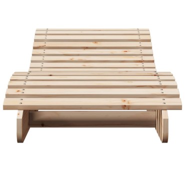vidaXL Ξαπλώστρα 205x60x31,5cm από Μασίφ Ξύλο Πεύκου 1 τεμ.