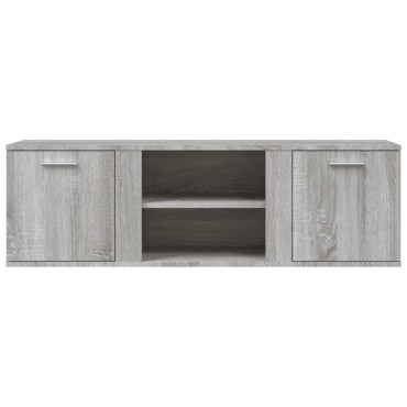 vidaXL Έπιπλο Τηλεόρασης Γκρι Sonoma 120x34x37cm από Επεξ. Ξύλο
