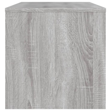 vidaXL Έπιπλο Τηλεόρασης Γκρι Sonoma 120x34x37cm από Επεξ. Ξύλο