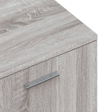 vidaXL Έπιπλο Τηλεόρασης Γκρι Sonoma 120x34x37cm από Επεξ. Ξύλο