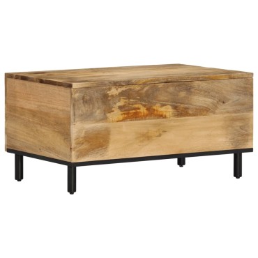 vidaXL Τραπεζάκι Σαλονιού 80x50x40cm από Μασίφ Ξύλο Μάνγκο 1 τεμ.