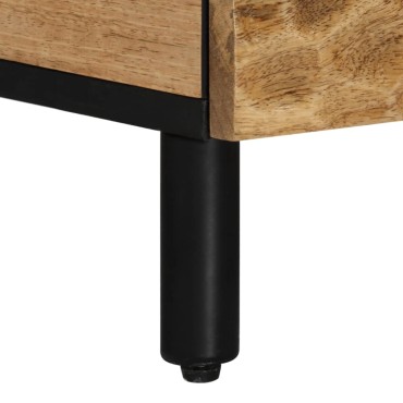 vidaXL Τραπεζάκι Σαλονιού 80x50x40cm από Μασίφ Ξύλο Μάνγκο 1 τεμ.