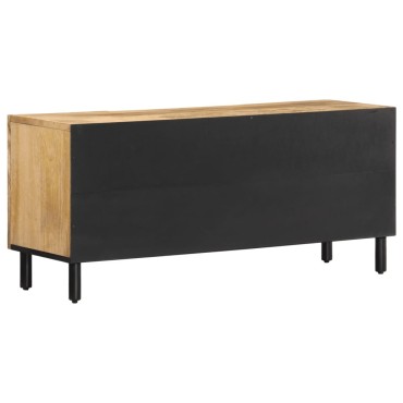vidaXL Έπιπλο Τηλεόρασης 105x33x46cm από Μασίφ Ξύλο Μάνγκο