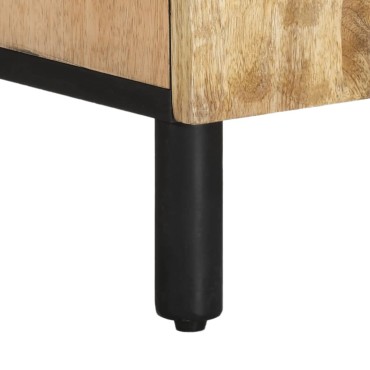 vidaXL Έπιπλο Τηλεόρασης 105x33x46cm από Μασίφ Ξύλο Μάνγκο
