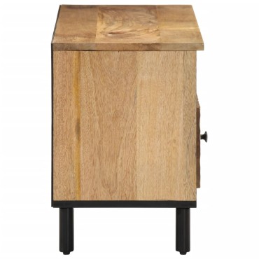 vidaXL Έπιπλο Τηλεόρασης 100x33x46cm από Μασίφ Ξύλο Μάνγκο