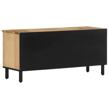 vidaXL Έπιπλο Τηλεόρασης 100x33x46cm από Μασίφ Ξύλο Μάνγκο