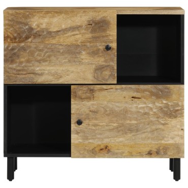 vidaXL Βοηθητικό Ντουλάπι 80x33x75cm από Μασίφ Ξύλο Μάνγκο 1 τεμ.