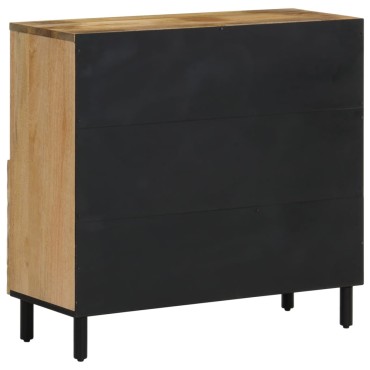 vidaXL Βοηθητικό Ντουλάπι 80x33x75cm από Μασίφ Ξύλο Μάνγκο 1 τεμ.
