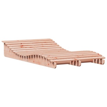 vidaXL Ξαπλώστρα 205x110x31,5cm από Μασίφ Ξύλο Ψευδοτσούγκας 1 τεμ.