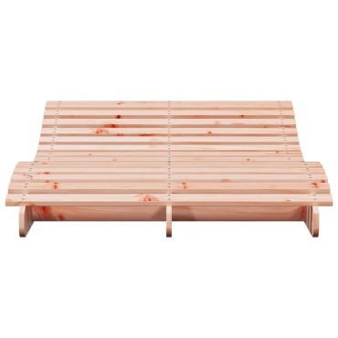 vidaXL Ξαπλώστρα 205x110x31,5cm από Μασίφ Ξύλο Ψευδοτσούγκας 1 τεμ.