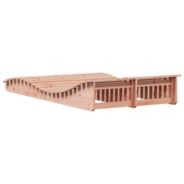 vidaXL Ξαπλώστρα 205x110x31,5cm από Μασίφ Ξύλο Ψευδοτσούγκας 1 τεμ.
