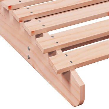 vidaXL Ξαπλώστρα 205x110x31,5cm από Μασίφ Ξύλο Ψευδοτσούγκας 1 τεμ.