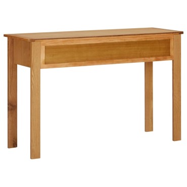 vidaXL Τραπέζι Κονσόλα 110x40x75cm από Μασίφ Ξύλο Δρυς 1 τεμ.