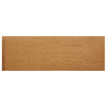vidaXL Τραπέζι Κονσόλα 110x40x75cm από Μασίφ Ξύλο Δρυς 1 τεμ.