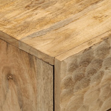 vidaXL Κομοδίνο 50x33x60cm από Μασίφ Ξύλο Μάνγκο 1 τεμ.