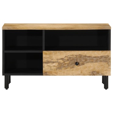 vidaXL Έπιπλο Τηλεόρασης 80x33x46cm από Μασίφ Ξύλο Μάνγκο