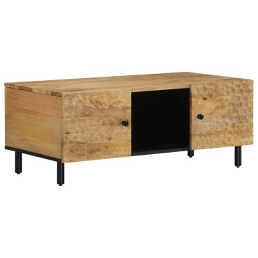 vidaXL Τραπεζάκι Σαλονιού 100x54x40cm από Μασίφ Ξύλο Μάνγκο 1 τεμ.