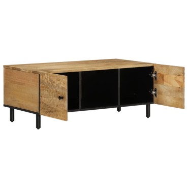 vidaXL Τραπεζάκι Σαλονιού 100x54x40cm από Μασίφ Ξύλο Μάνγκο 1 τεμ.