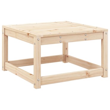 vidaXL Υποπόδιο Κήπου από Μασίφ Ξύλο Πεύκου 63,5x63,5cm 1 τεμ. Γωνιακός