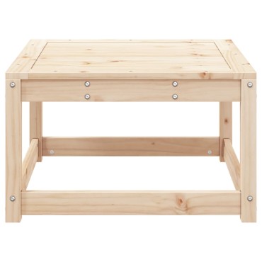 vidaXL Υποπόδιο Κήπου από Μασίφ Ξύλο Πεύκου 63,5x63,5cm 1 τεμ. Γωνιακός