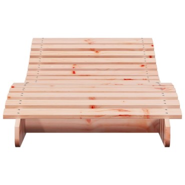 vidaXL Ξαπλώστρα 205x70x31,5cm από Μασίφ Ξύλο Ψευδοτσούγκας 1 τεμ.