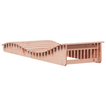 vidaXL Ξαπλώστρα 205x70x31,5cm από Μασίφ Ξύλο Ψευδοτσούγκας 1 τεμ.