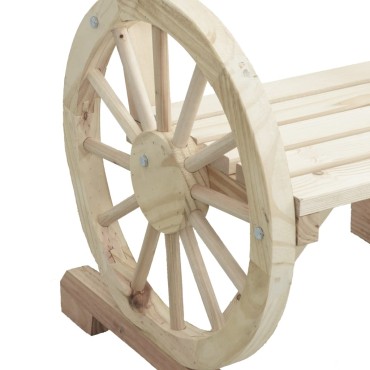 vidaXL Καρέκλες Κήπου 2 τεμ. 58x58x78,5cm από Μασίφ Ξύλο Ελάτης Διθέσιος