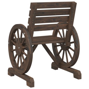 vidaXL Καρέκλα Κήπου 58x58x78,5cm από Μασίφ Ξύλο Ελάτης