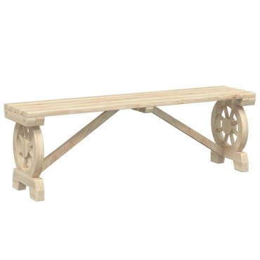 vidaXL Παγκάκι Κήπου από Μασίφ Ξύλο Ελάτης 115x28x39,5cm