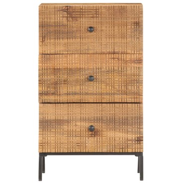 vidaXL Ντουλάπι 45x30x75cm από Μασίφ Ξύλο Μάνγκο 1 τεμ.