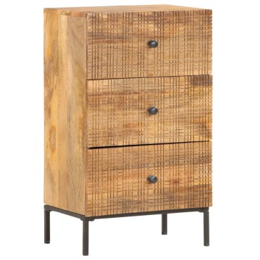 vidaXL Ντουλάπι 45x30x75cm από Μασίφ Ξύλο Μάνγκο 1 τεμ.