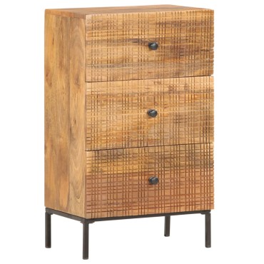 vidaXL Ντουλάπι 45x30x75cm από Μασίφ Ξύλο Μάνγκο 1 τεμ.