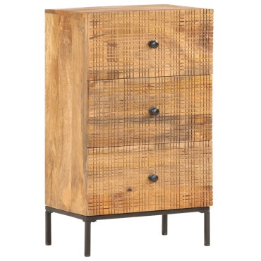 vidaXL Ντουλάπι 45x30x75cm από Μασίφ Ξύλο Μάνγκο 1 τεμ.
