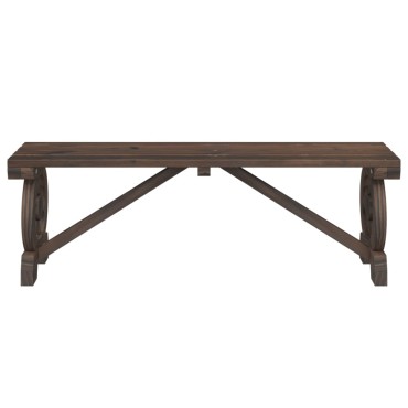 vidaXL Παγκάκι Κήπου από Μασίφ Ξύλο Ελάτης 115x28x39,5cm