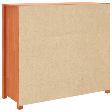 vidaXL Βοηθητικό Ντουλάπι Καφέ Κεριού 100x40x90cm Μασίφ Ξύλο Πεύκου 1 τεμ.