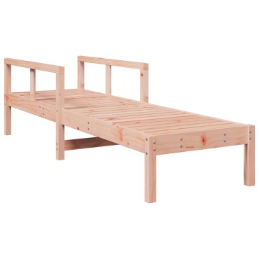 vidaXL Ξαπλώστρα 199,5x62x55cm από Μασίφ Ξύλο Ψευδοτσούγκας 1 τεμ.