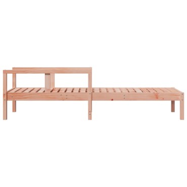 vidaXL Ξαπλώστρα 199,5x62x55cm από Μασίφ Ξύλο Ψευδοτσούγκας 1 τεμ.