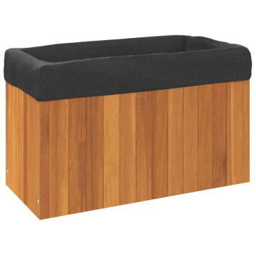 vidaXL Ζαρντινιέρα Κήπου 59 x 27,5 x 35 εκ. από Μασίφ Ξύλο Ακακίας