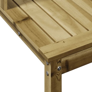 vidaXL Τραπέζι Κηπουρικής με Ράφια 82,5x50x109,5 εκ Εμποτ. Ξύλο Πεύκου