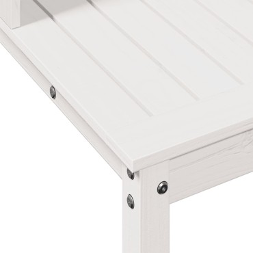 vidaXL Τραπέζι Κηπουρικής με Ράφια 108x50x109,5 εκ. Μασίφ Ξύλο Πεύκου