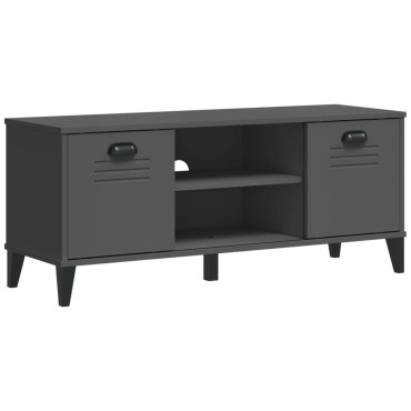 vidaXL Παπουτσοθήκη VIKEN Ανθρακί Γκρι 106x35x45cm από Επεξεργ. Ξύλο