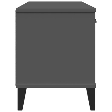 vidaXL Παπουτσοθήκη VIKEN Ανθρακί Γκρι 106x35x45cm από Επεξεργ. Ξύλο