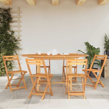vidaXL Τραπέζι Κήπου Επεκτεινόμενο 110-160x80x75cm Μασίφ Ξύλο Teak 1 τεμ.