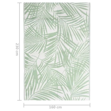 vidaXL Χαλί εξωτερικού χώρου ARAKIL Πράσινο 160x230 cm PP