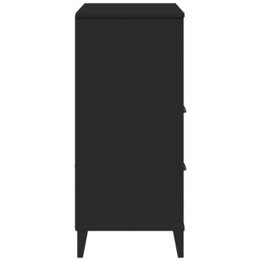 vidaXL Βιβλιοθήκη VIKEN Μαύρη 80x40x90cm από Επεξεργασμένο Ξύλο 1 τεμ.