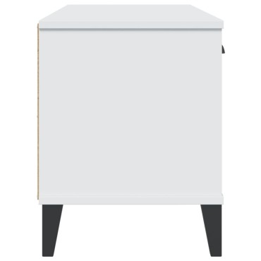 vidaXL Παπουτσοθήκη VIKEN Λευκή 106x35x45cm από Επεξεργασμένο Ξύλο