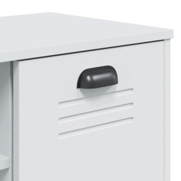 vidaXL Παπουτσοθήκη VIKEN Λευκή 106x35x45cm από Επεξεργασμένο Ξύλο