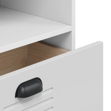 vidaXL Βιβλιοθήκη VIKEN Λευκή 60x35x123cm από Επεξεργασμένο Ξύλο 1 τεμ.