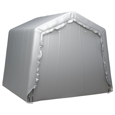 vidaXL Τέντα Αποθήκευσης Γκρι 240 x 240 εκ. από Ατσάλι